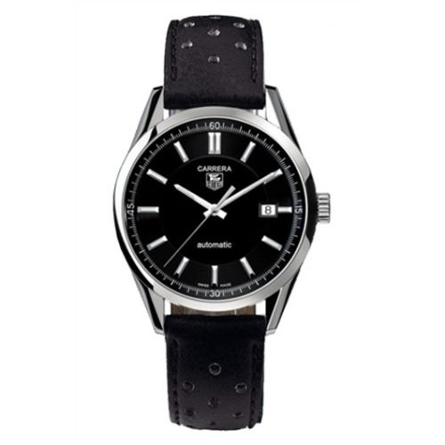 TAG Heuer Carrera Calibre 5 39 Stainless Steel / Black / Calf